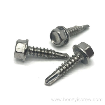 Metal tapping thread Hex Flange Self Drilling Screws